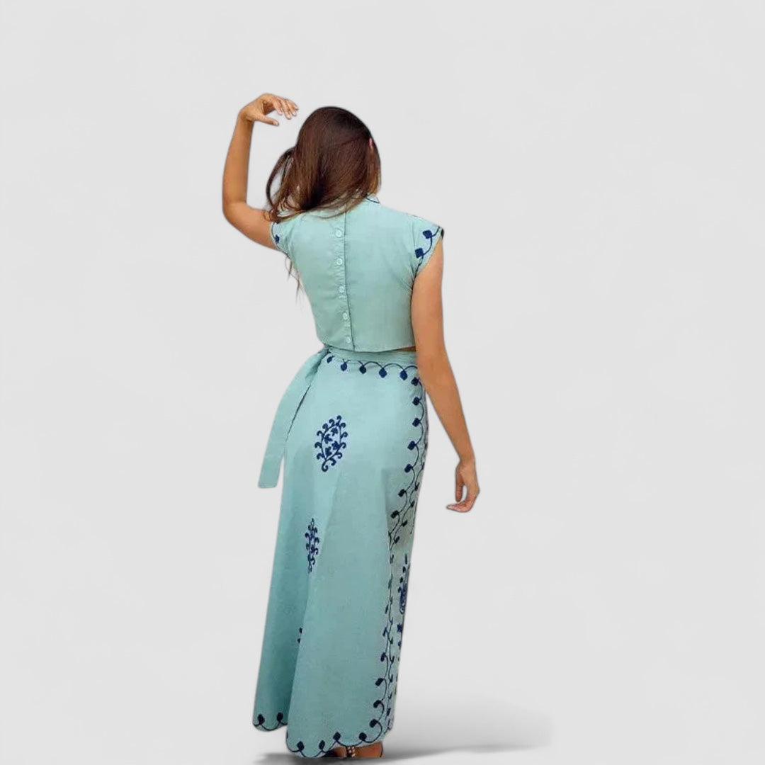 Eastwood and Bloom™ | Camilla - Printed Top and Skirt
