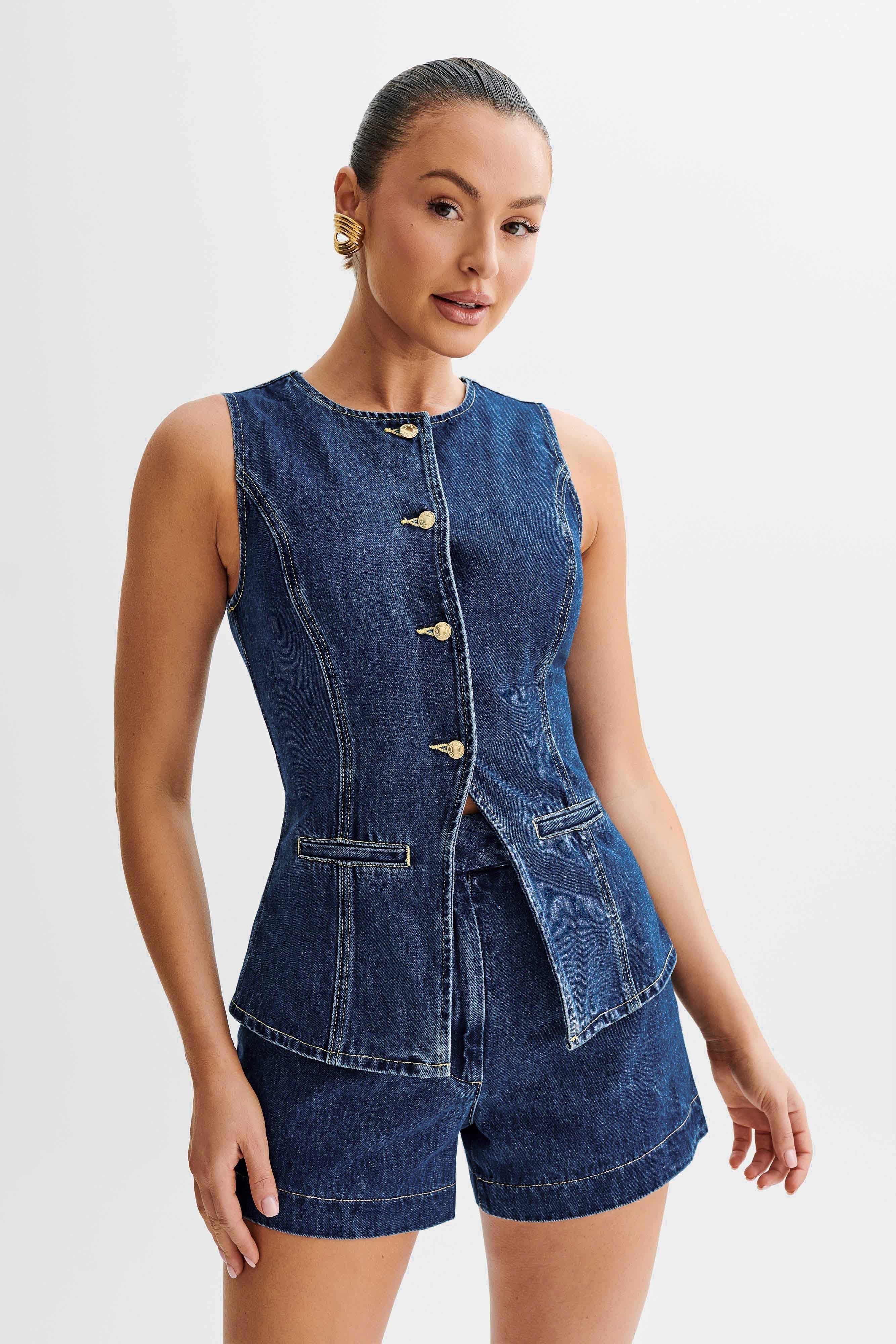 Eastwood and Bloom™ | Trendy Denim Set with Buttons