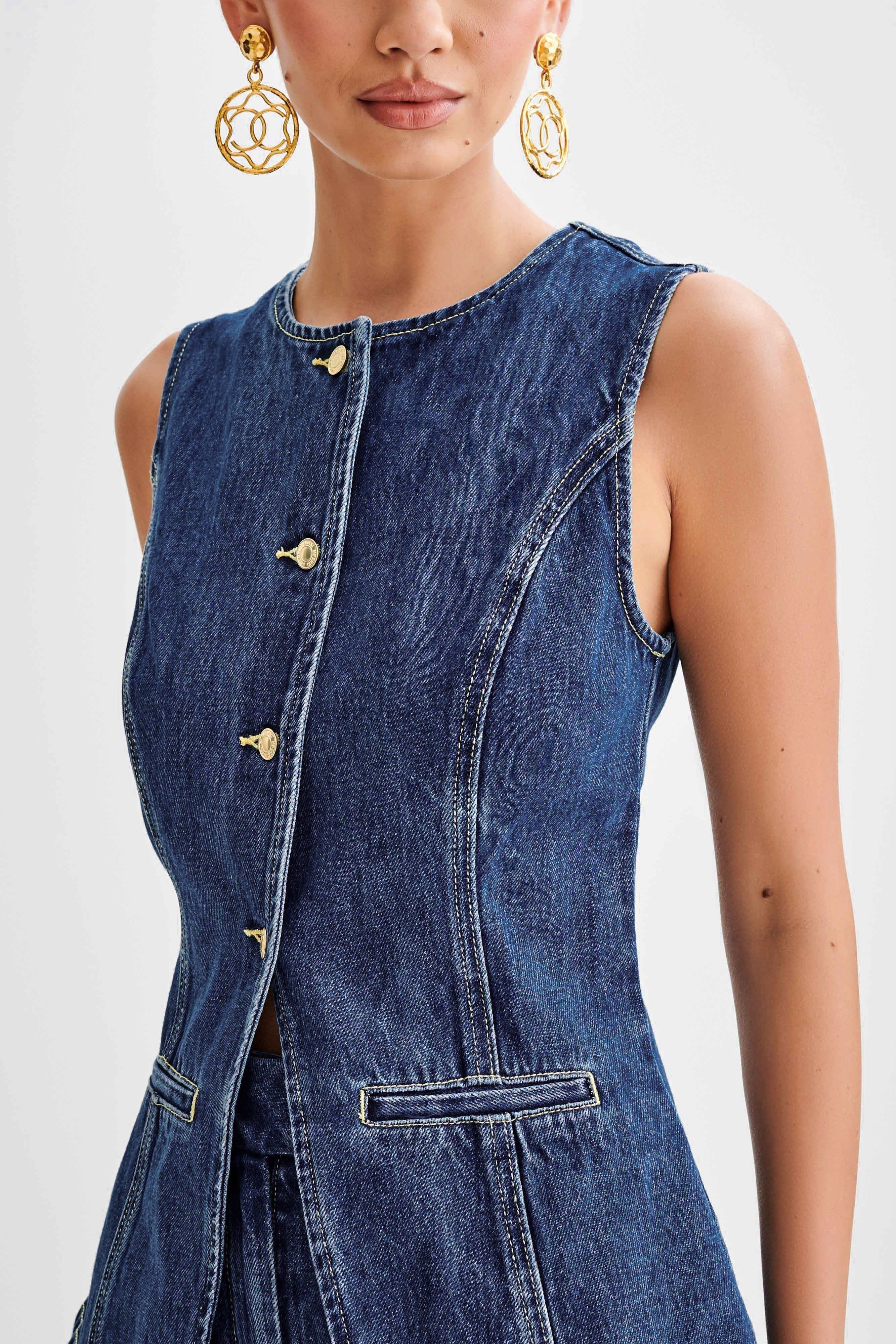 Eastwood and Bloom™ | Trendy Denim Set with Buttons