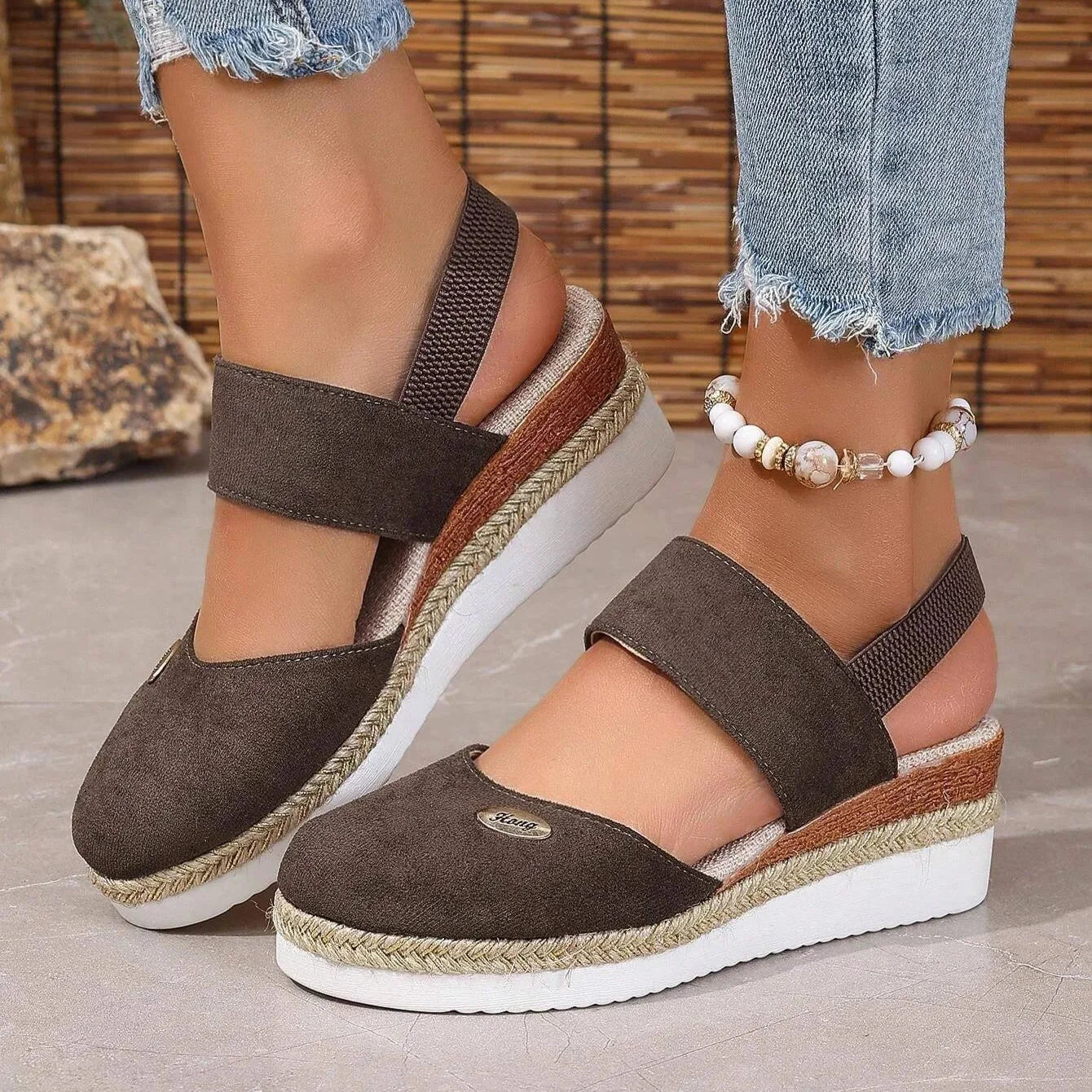 Eastwood and Bloom™ | Antonia - Orthopedic Sandals with Platform, Breathable and Relaxed