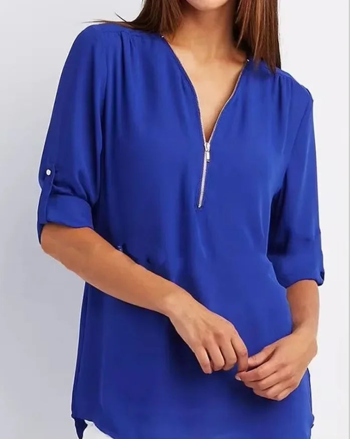 Eastwood and Bloom™ | Ronja – Elegant top with zipper