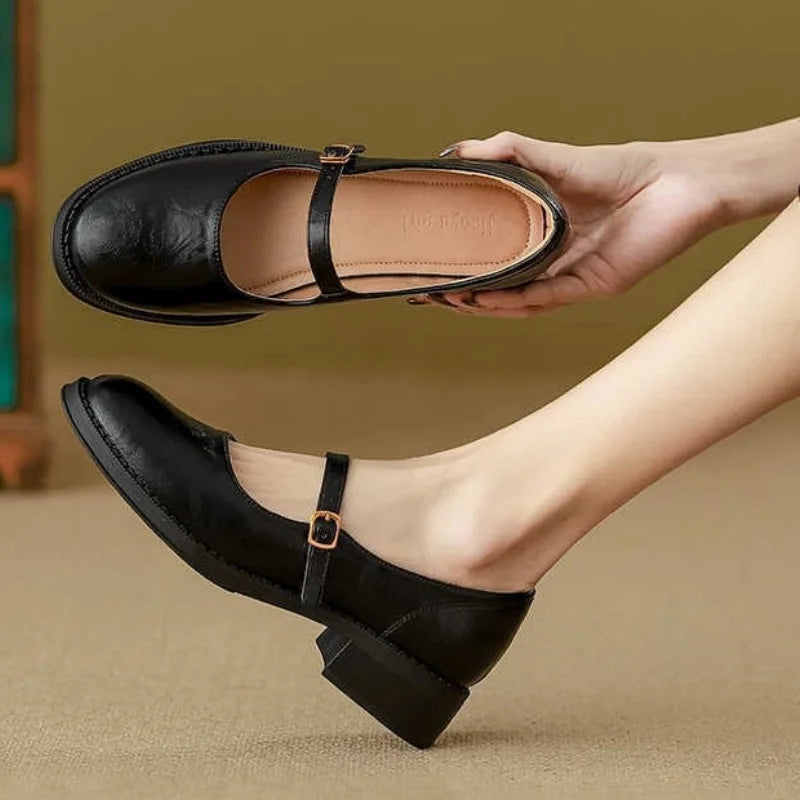 Eastwood and Bloom™ | Classic Comfort Mary Janes Made Of Leather