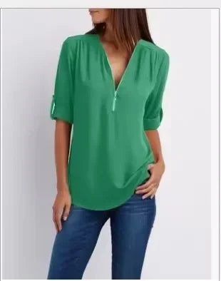 Eastwood and Bloom™ | Ronja – Elegant top with zipper