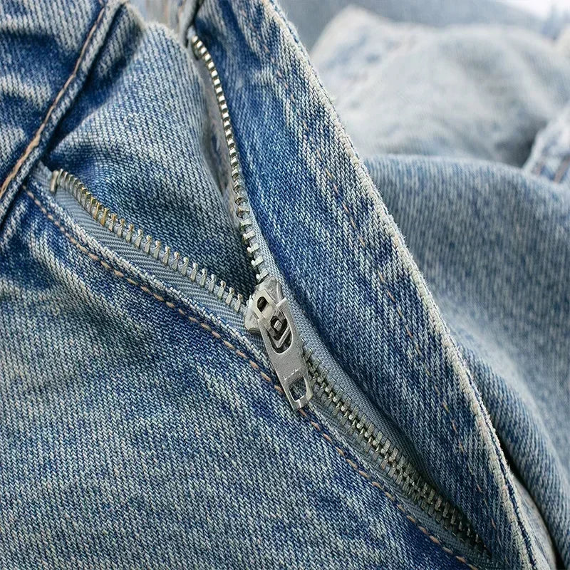 Eastwood and Bloom™ | Jean Patchwork Destroyed