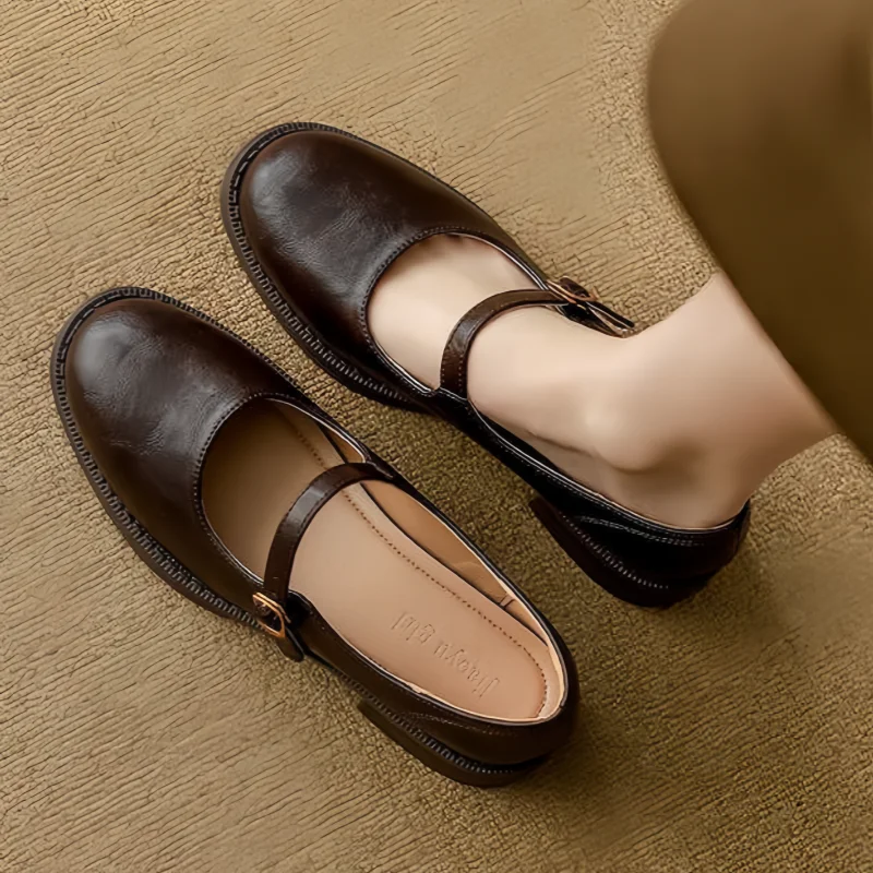 Eastwood and Bloom™ | Classic Comfort Mary Janes Made Of Leather