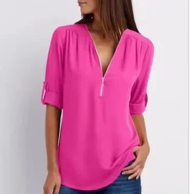 Eastwood and Bloom™ | Ronja – Elegant top with zipper