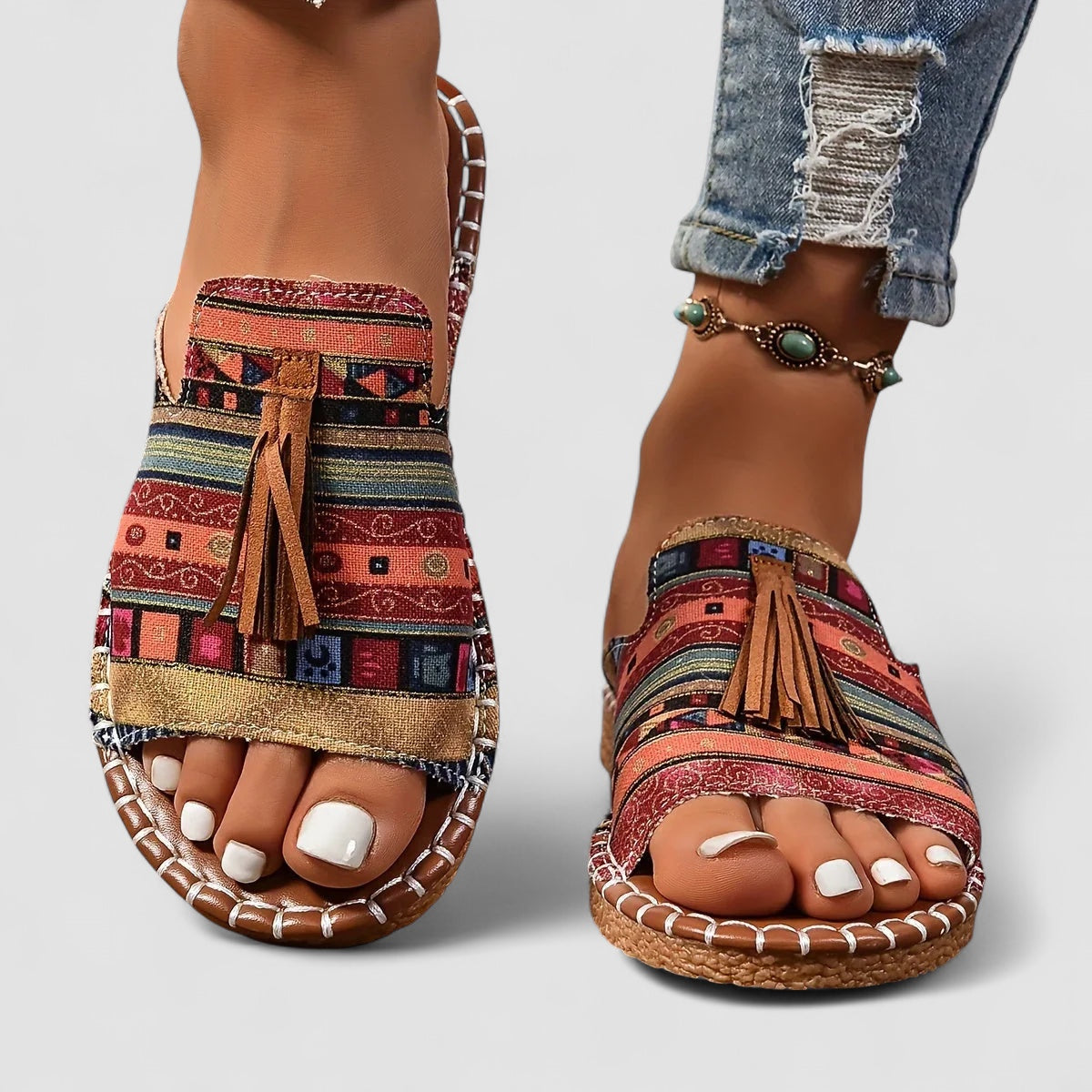 Eastwood and Bloom™ | Leena - Comfortable and Flat Orthopedic Sandals