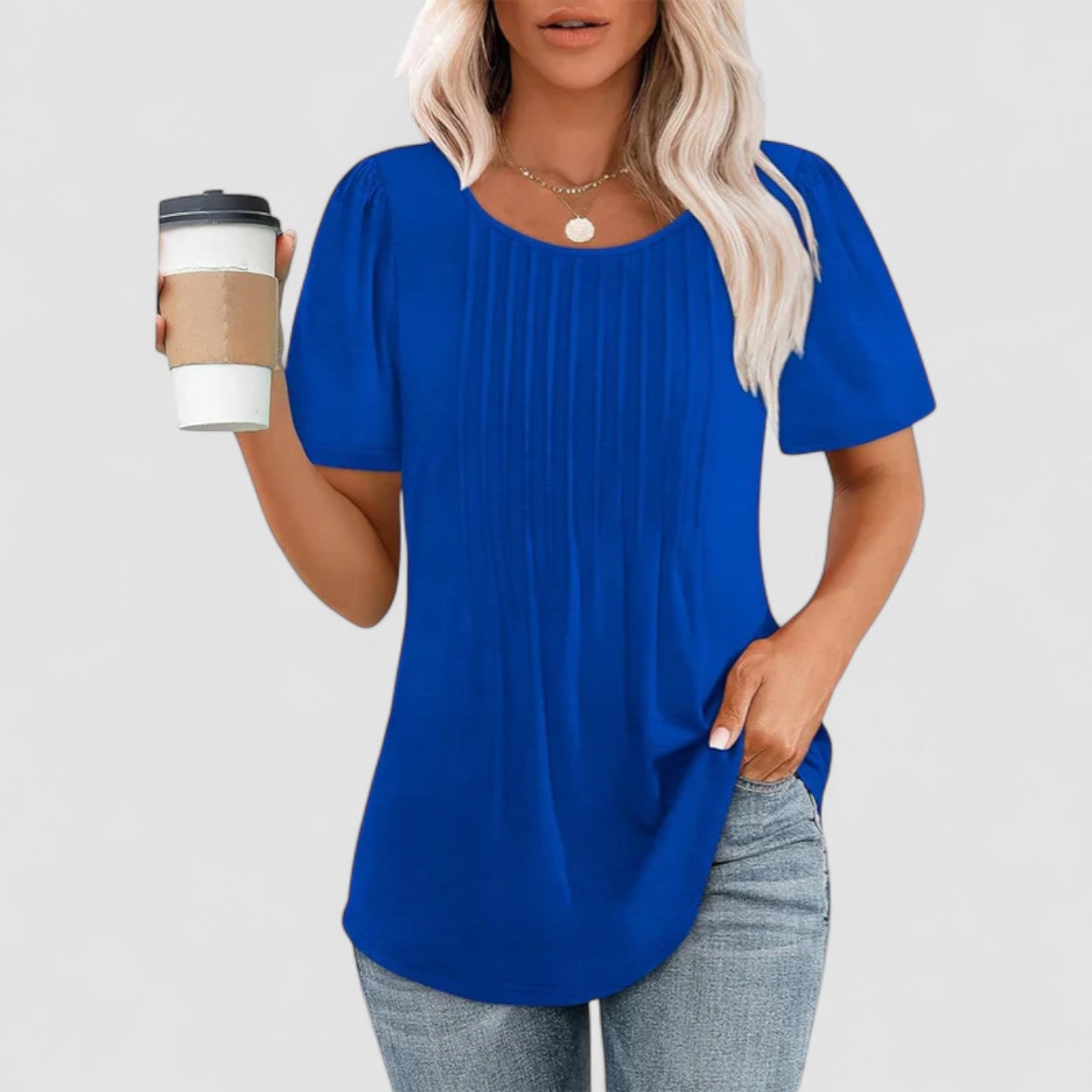 Eastwood and Bloom™ | Linna – Long-sleeved blouse in soft viscose