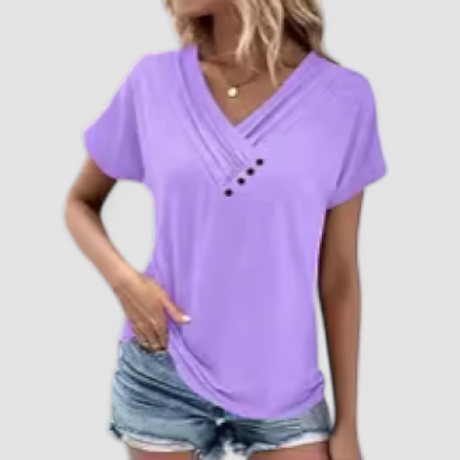 Eastwood and Bloom™ | Linnéa – Pleated top with buttons