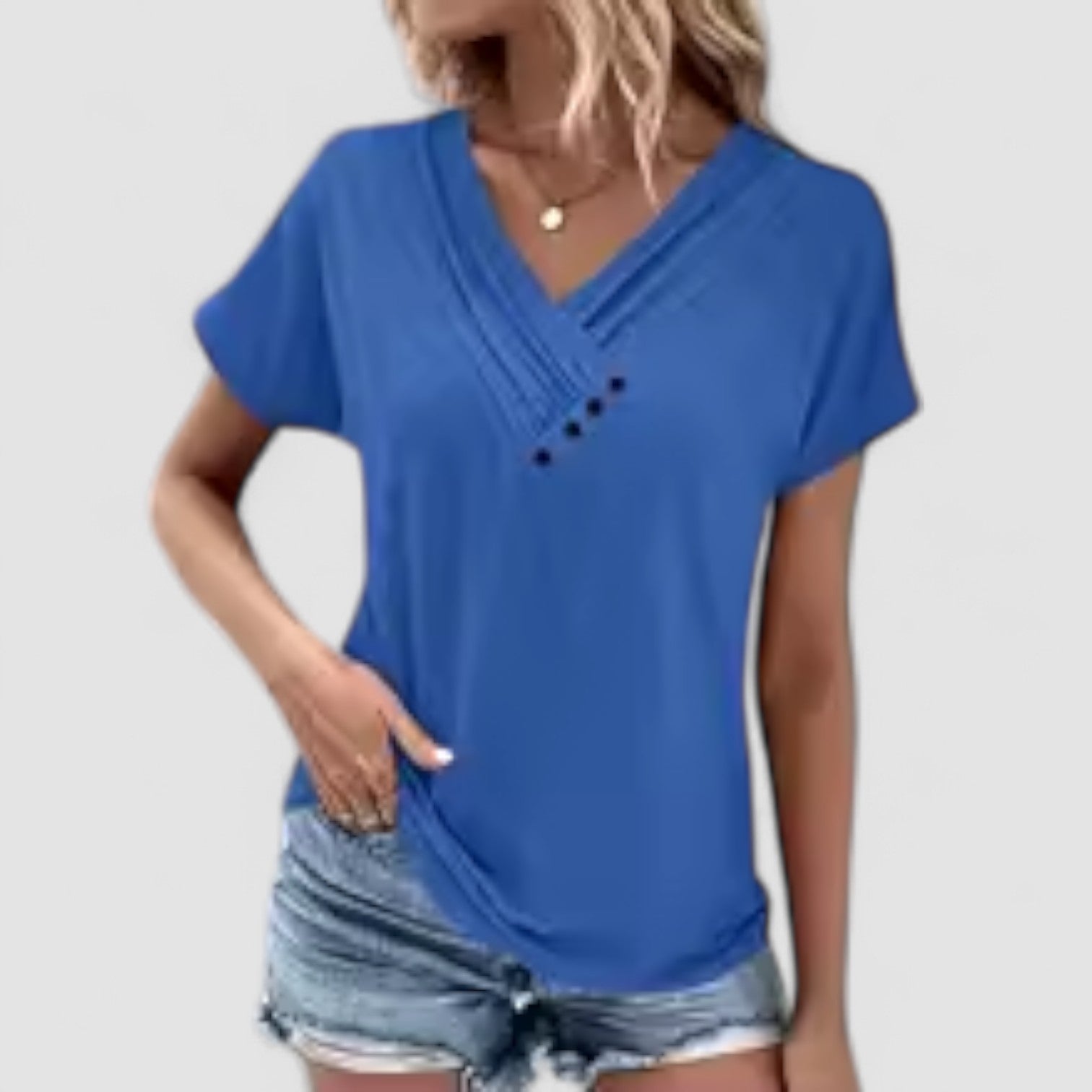 Eastwood and Bloom™ | Linnéa – Pleated top with buttons