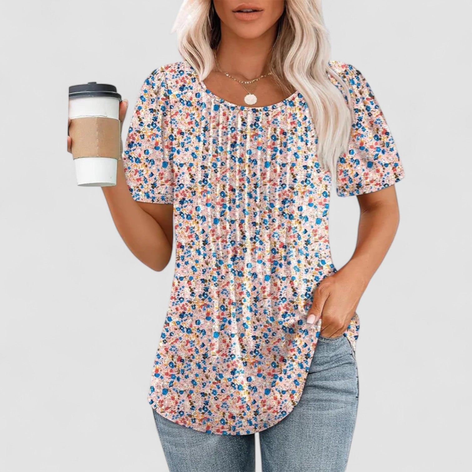 Eastwood and Bloom™ | Linna – Long-sleeved blouse in soft viscose