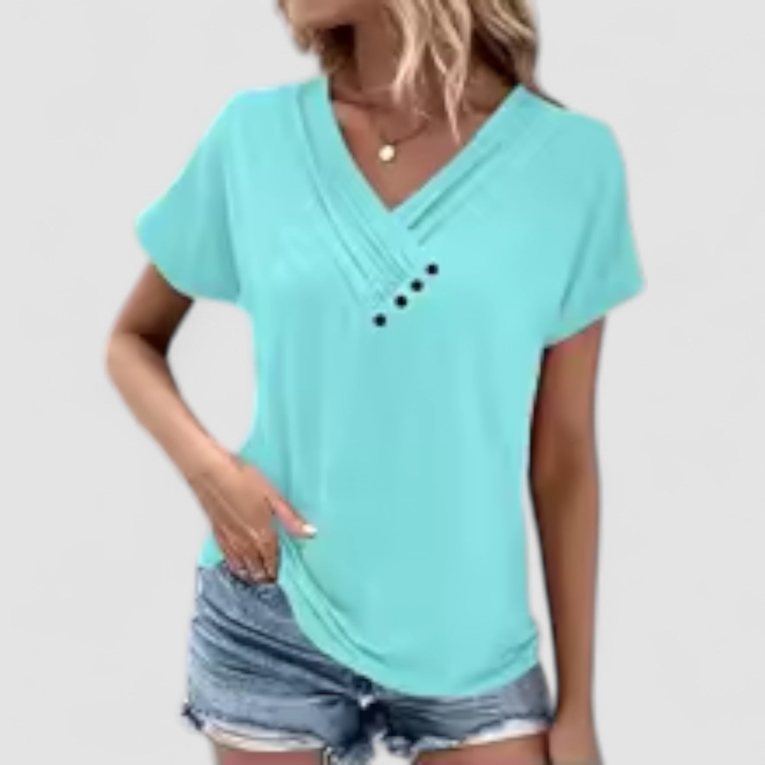 Eastwood and Bloom™ | Linnéa – Pleated top with buttons