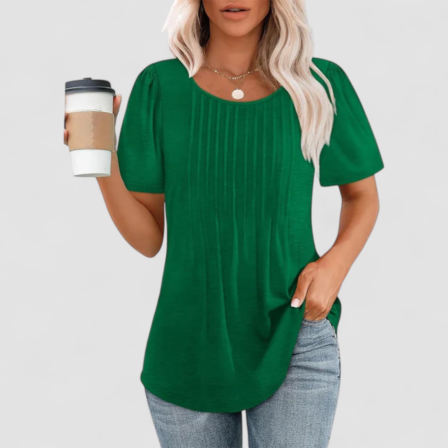 Eastwood and Bloom™ | Linna – Long-sleeved blouse in soft viscose