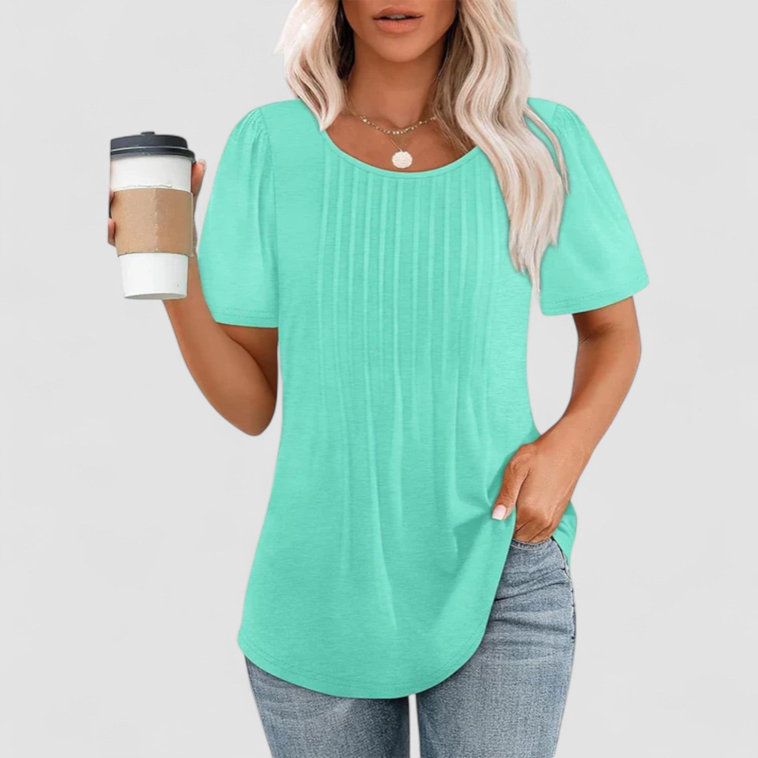 Eastwood and Bloom™ | Linna – Long-sleeved blouse in soft viscose