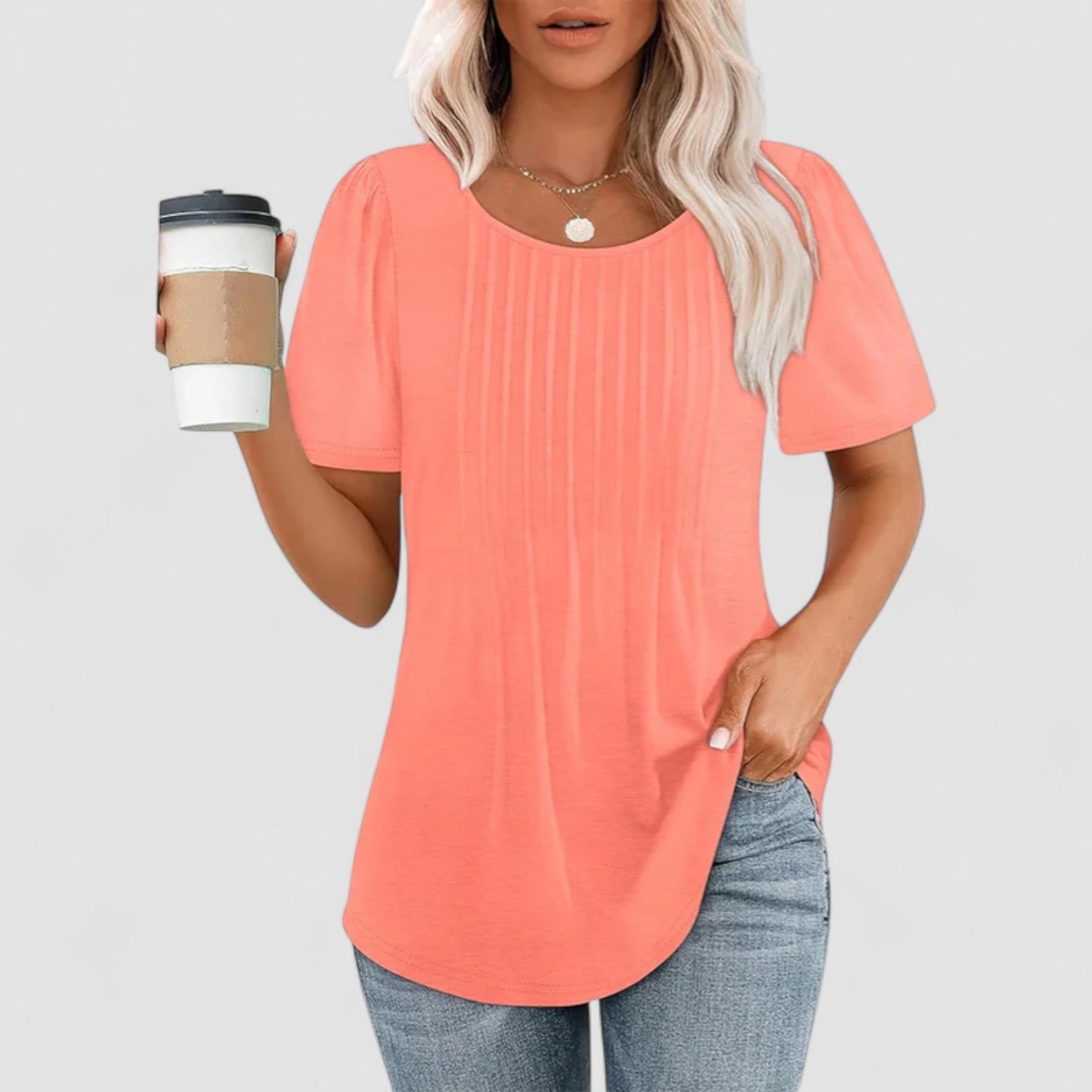 Eastwood and Bloom™ | Linna – Long-sleeved blouse in soft viscose