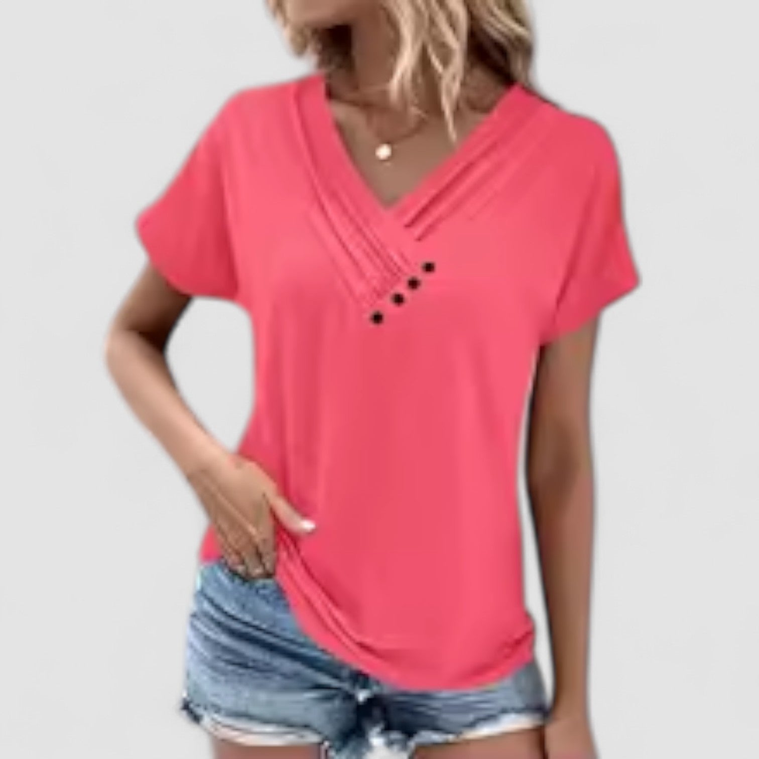 Eastwood and Bloom™ | Linnéa – Pleated top with buttons