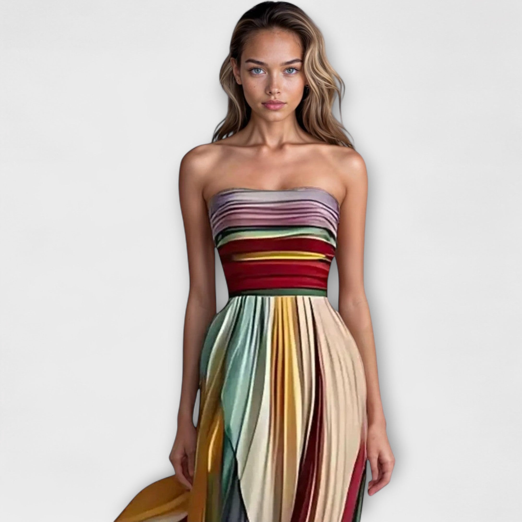 Eastwood and Bloom™ | Colorful Sleeveless Dress