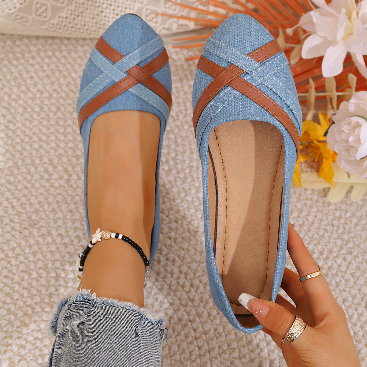 Eastwood and Bloom™ | Aria – Elegant Slip-On Flats