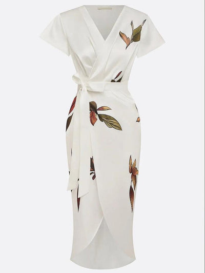 Eastwood and Bloom™ | Nephele – Draped Tie-Waist Dress