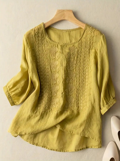 Eastwood and Bloom™ | Dorotea – Airy Blouse in Linen