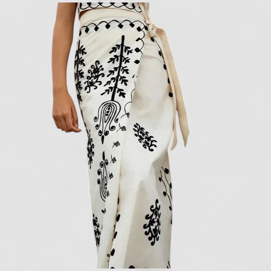 Eastwood and Bloom™ | Camilla - Printed Top and Skirt
