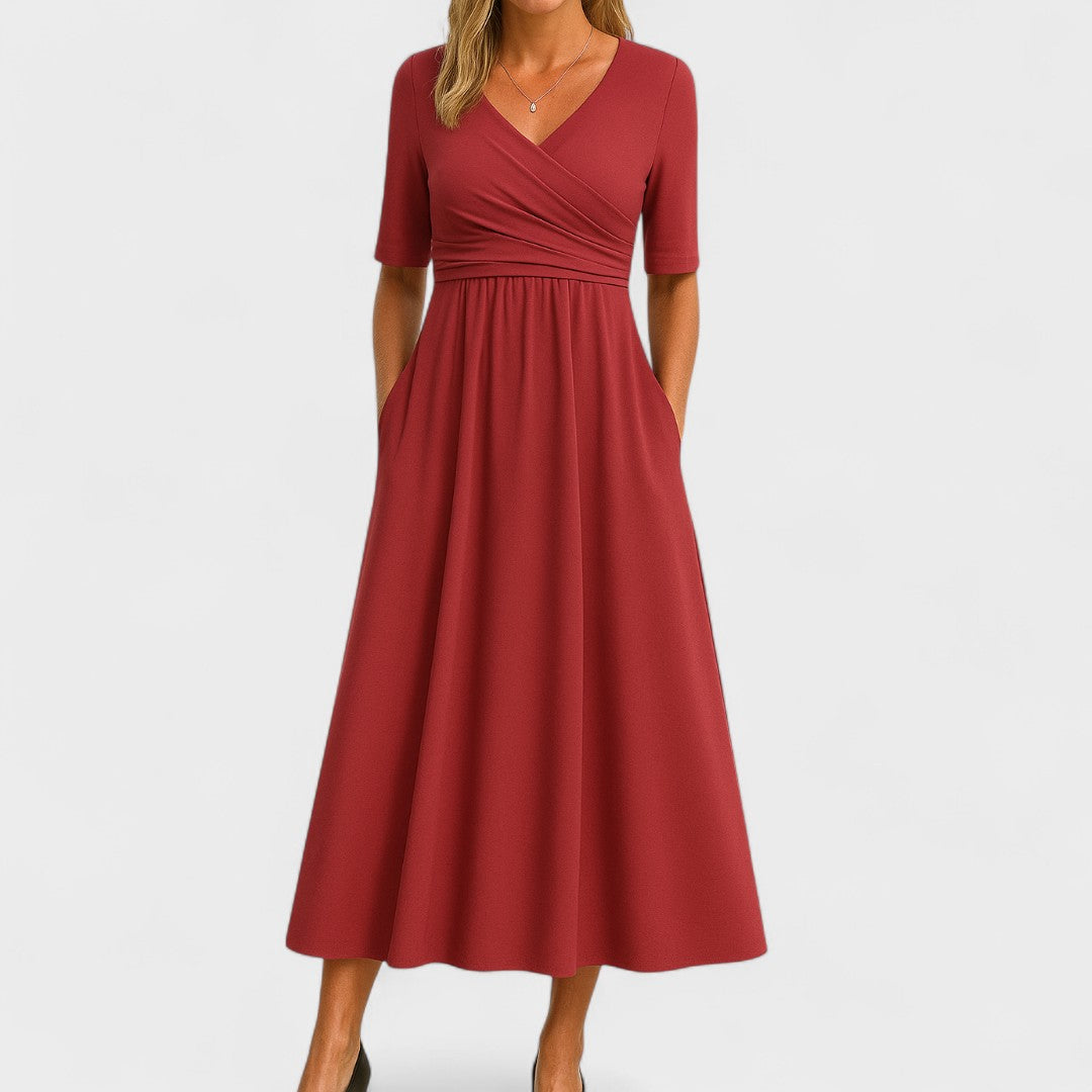 Eastwood and Bloom™ | Joanna – Elegant Midi Dress for All Occasions