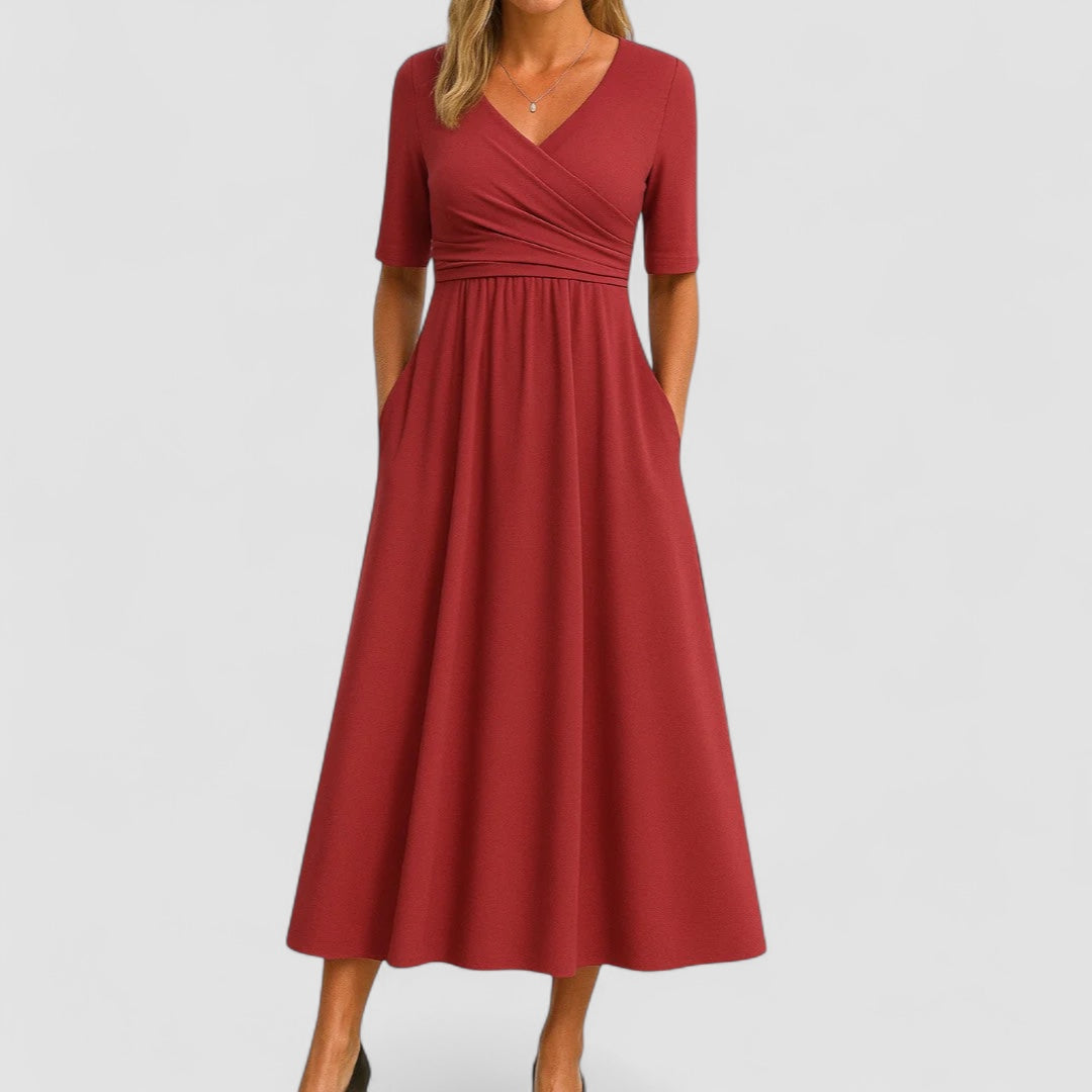 Eastwood and Bloom™ | Joanna – Elegant Midi Dress for All Occasions