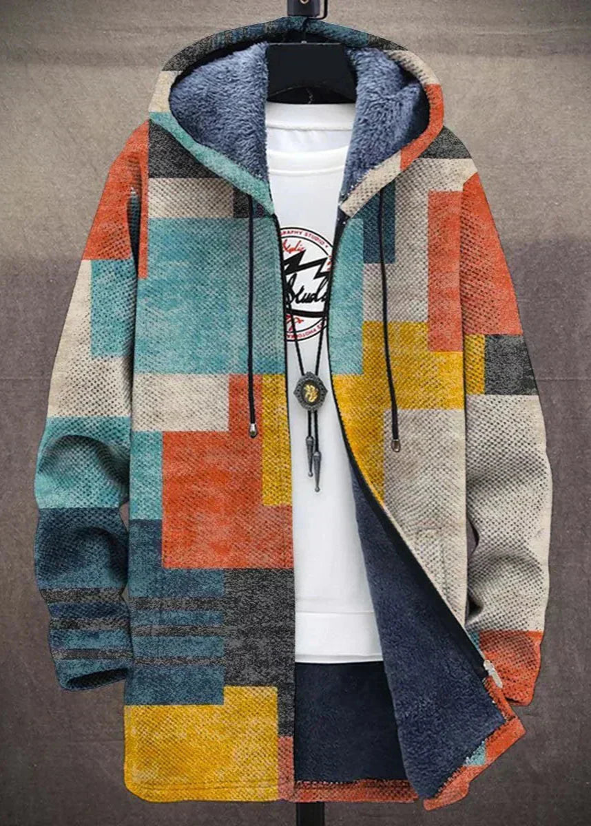 Eastwood and Bloom™ | Veradis – Geometric Hooded Jacket