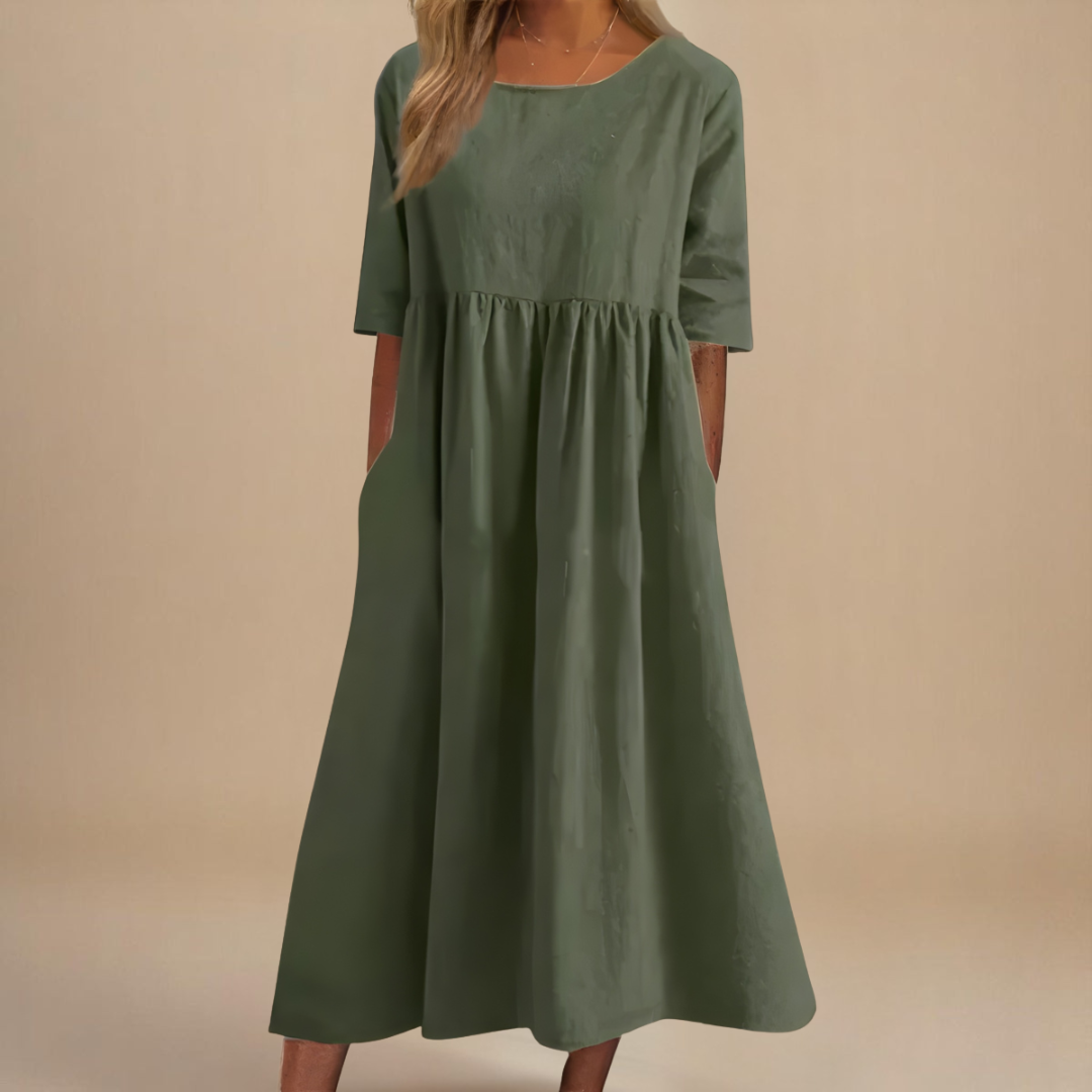 Eastwood and Bloom™ | Elise – Cotton Everyday Maxi Dress