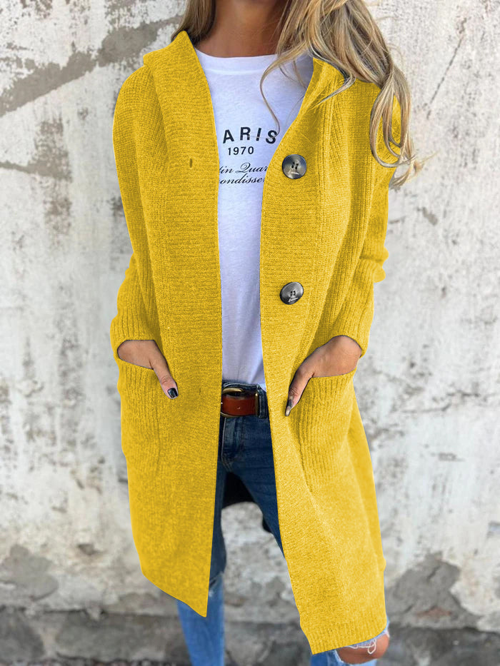 Eastwood and Bloom™ | Liora – Hooded Knit Cardigan