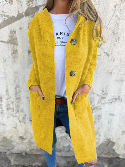 Eastwood and Bloom™ | Liora – Hooded Knit Cardigan