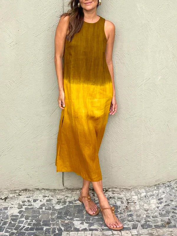 Eastwood and Bloom™ | Aurelia – Sleeveless Gradient Midi Dress