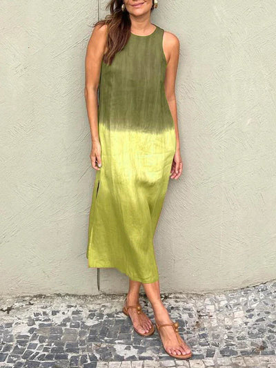 Eastwood and Bloom™ | Aurelia – Sleeveless Gradient Midi Dress