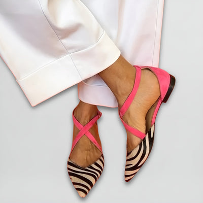 Eastwood and Bloom™ | Fenna Strapped Ballerina Flats