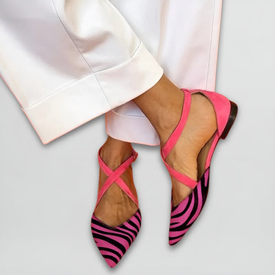 Eastwood and Bloom™ | Fenna Strapped Ballerina Flats