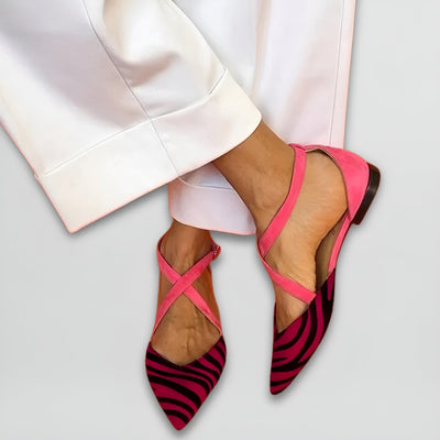 Eastwood and Bloom™ | Fenna Strapped Ballerina Flats