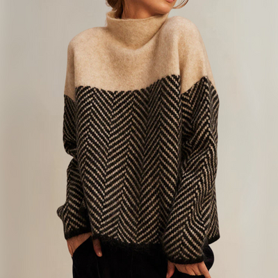 Eastwood and Bloom™ | Clementine – Relaxed Patterned Sweater