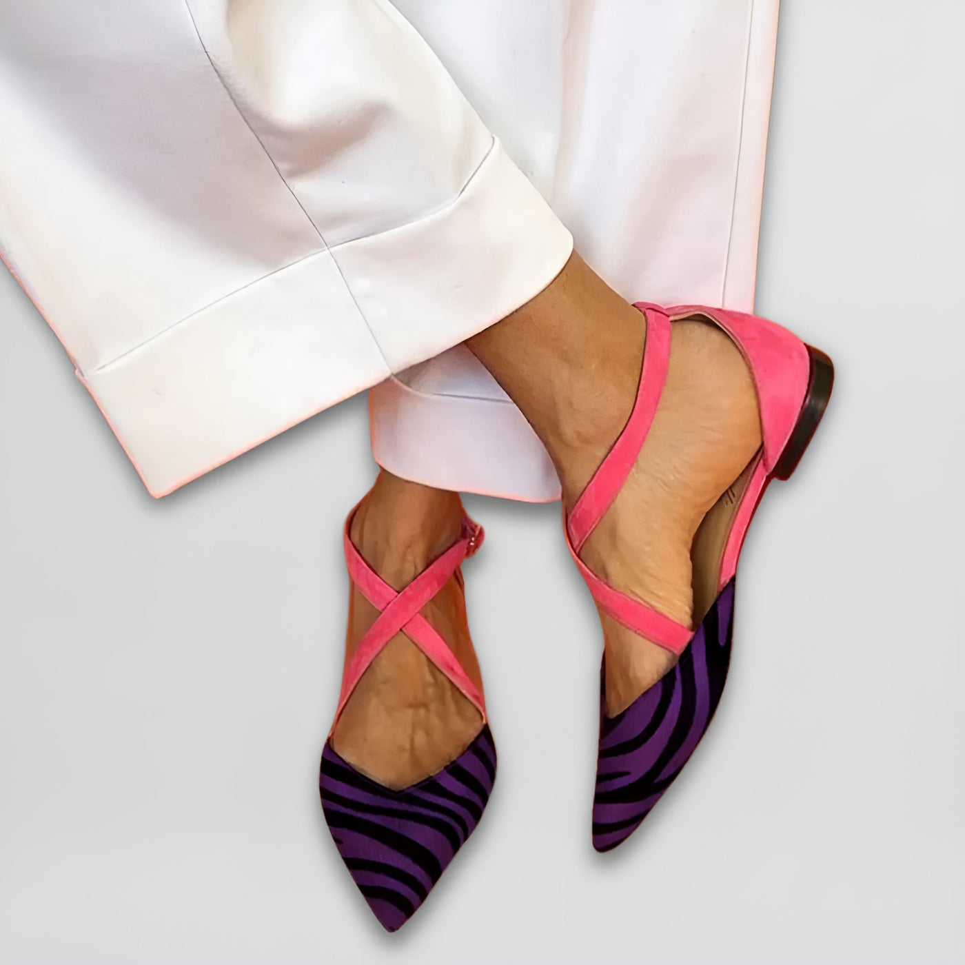 Eastwood and Bloom™ | Fenna Strapped Ballerina Flats