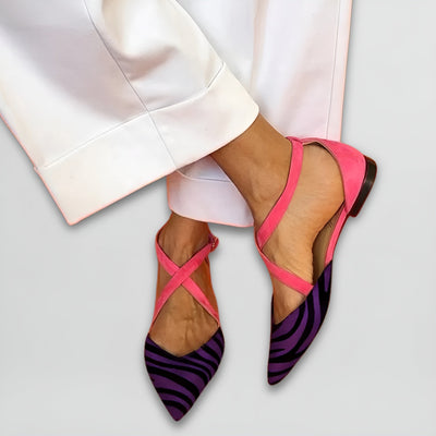 Eastwood and Bloom™ | Fenna Strapped Ballerina Flats
