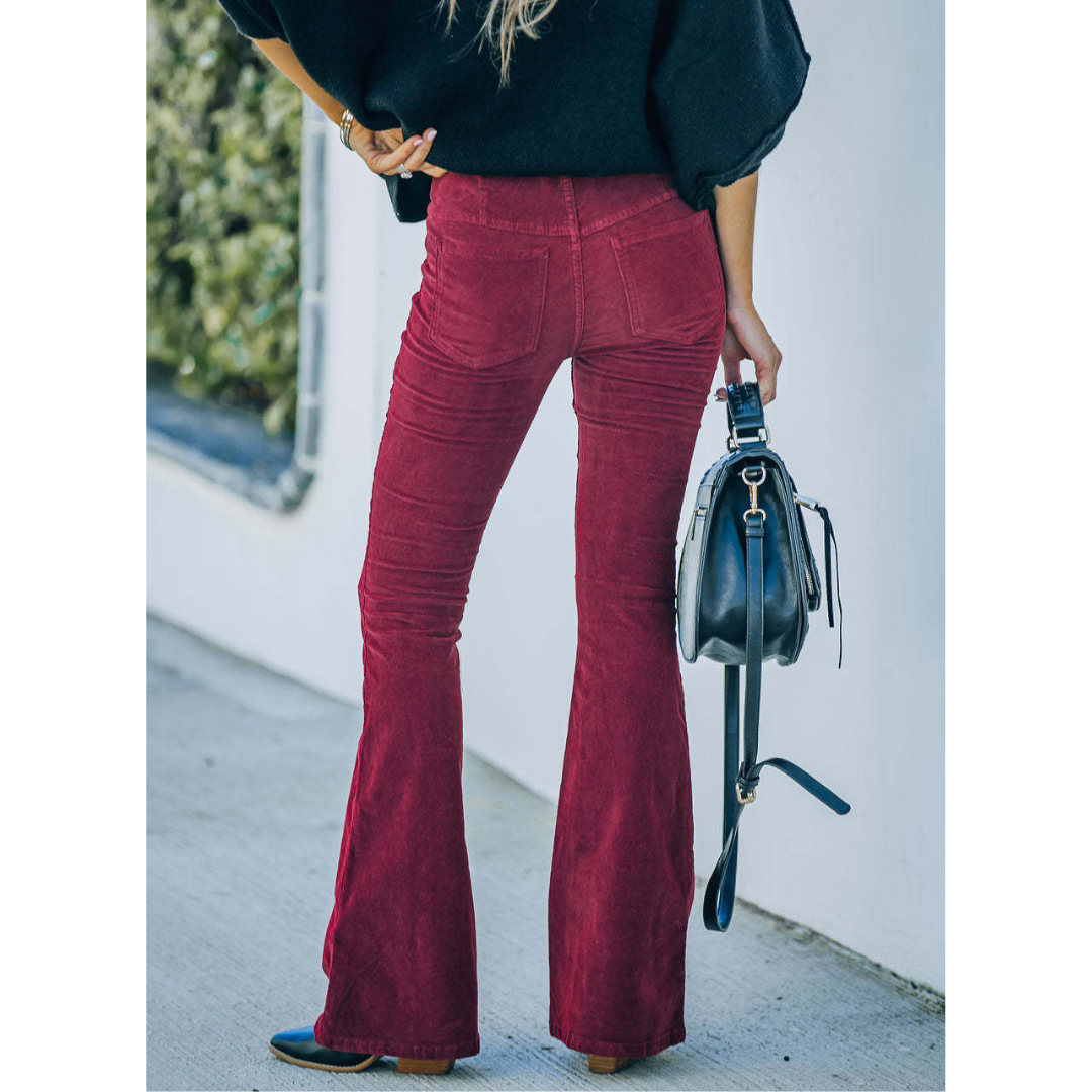 Eastwood and Bloom™ | Sylvette – Tailored Corduroy Pants