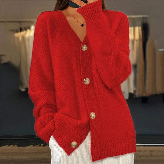 Eastwood and Bloom™ | Tanner – Comfortable V-Neck Cashmere Cardigan