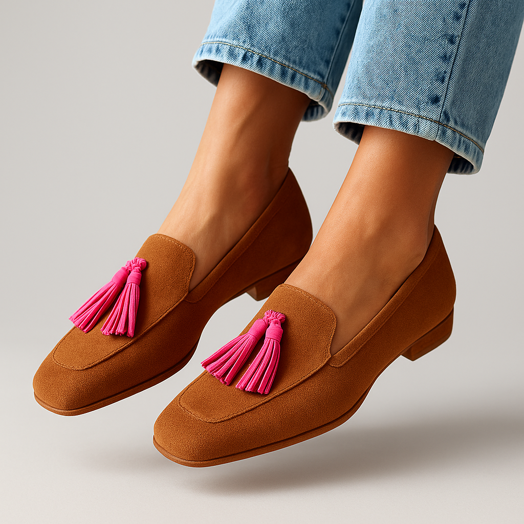 Eastwood and Bloom™ | Rosa - Suede Loafers