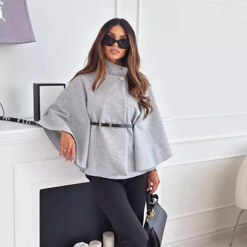 Eastwood and Bloom™ | Demelza – Elegant belted cape jacket
