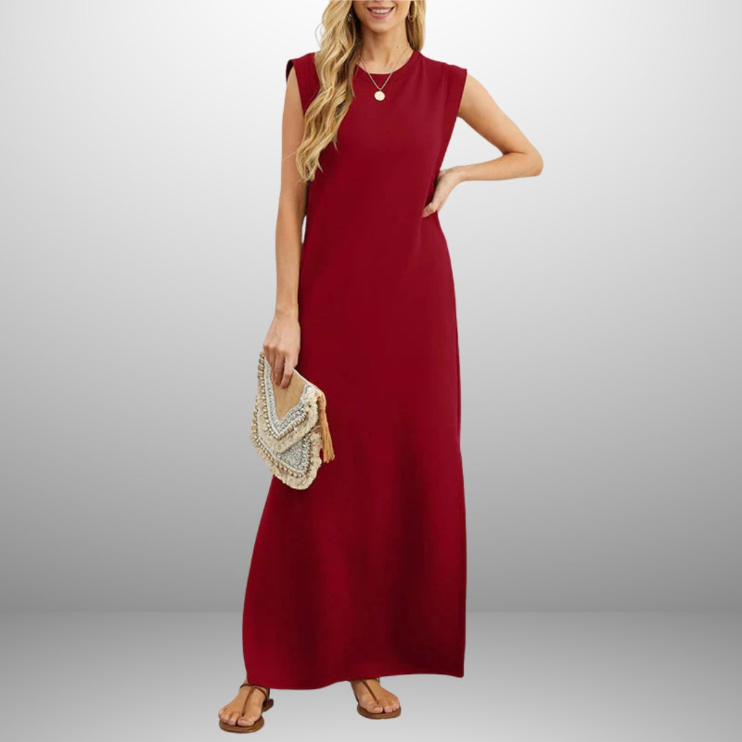 Eastwood and Bloom™ | Emma - Long Flowing Wrinkle-Free Dress