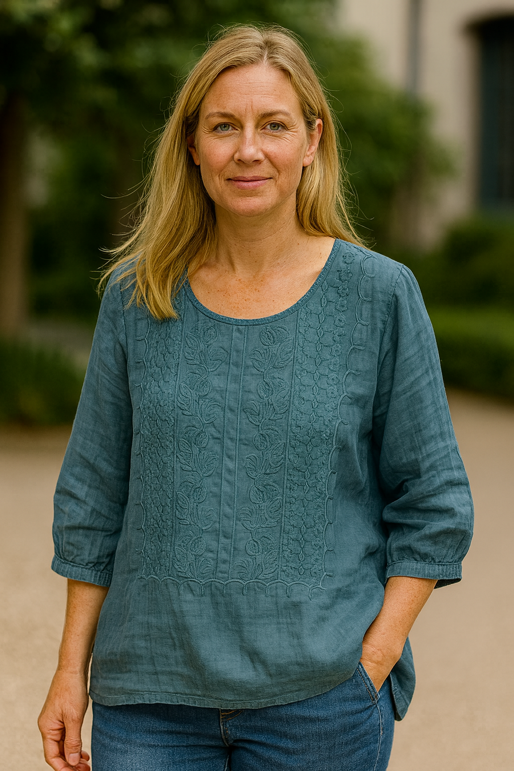 Eastwood and Bloom™ | Dorotea – Airy Blouse in Linen