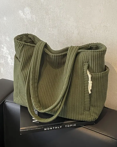 Eastwood and Bloom™ | Tilda – Ribbed Tote Bag