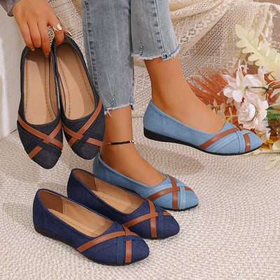Eastwood and Bloom™ | Aria – Elegant Slip-On Flats