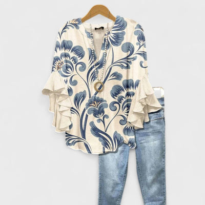Eastwood and Bloom™ | Ashby – Flowing Statement Blouse