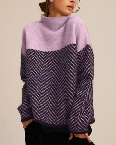 Eastwood and Bloom™ | Clementine – Relaxed Patterned Sweater