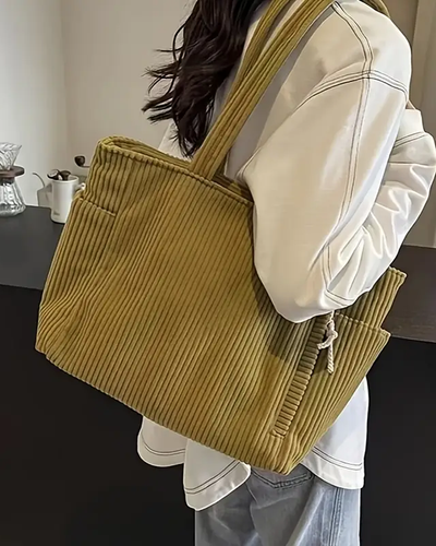 Eastwood and Bloom™ | Tilda – Ribbed Tote Bag
